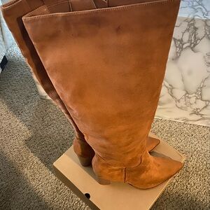 Chic Brown Heeled Boots for Women